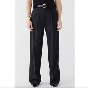 J Crew Wide-Leg Essential Pant in City Twill